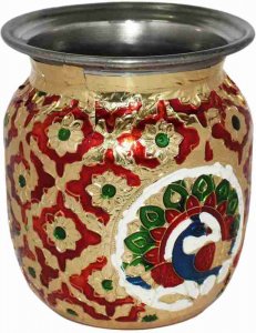 Meenakari Lota for Puja/ Festival Gift