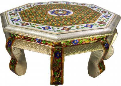 Mesmerizing Meenakari Chowki / Home Decor/ Puja Item