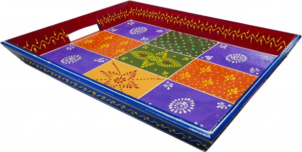 Wooden Painted Tray/Handcrafted Product