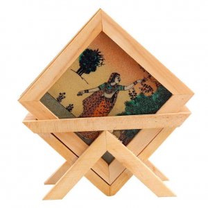 Wooden Gemstone Tea Coasters/Handcrafted Product/Corporate Gift