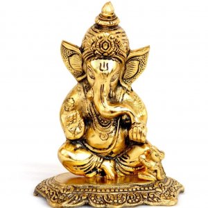Metal Ganesha/ Handcrafted Product/Festival Gift