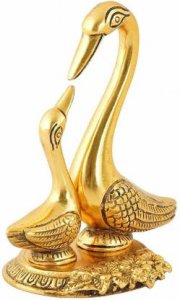 Pair of Swan in Metal / Home Decor/ Gift Option